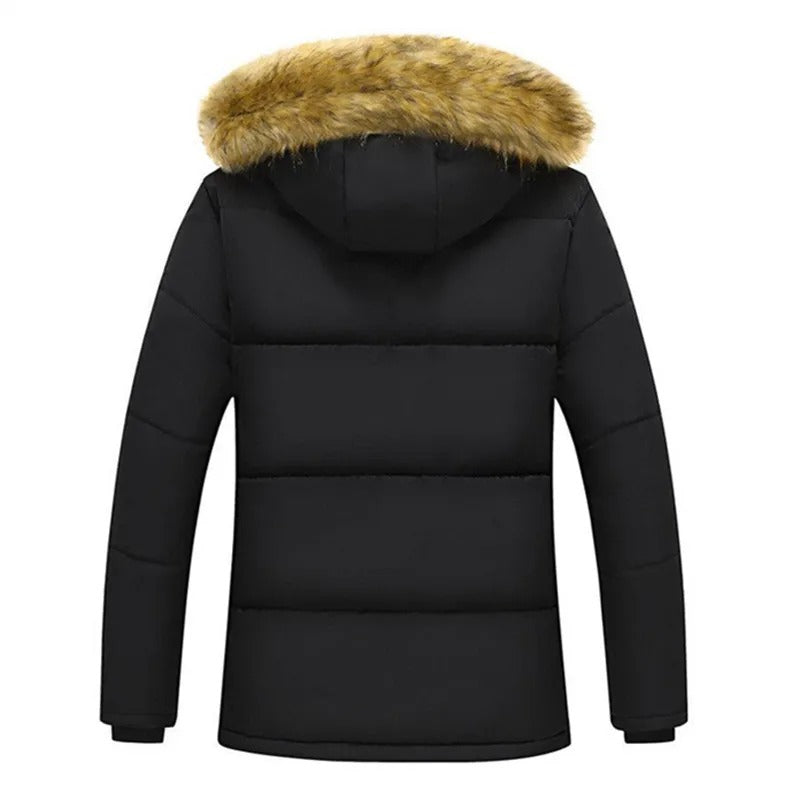 Veste d'hiver chaude avec flux de toison