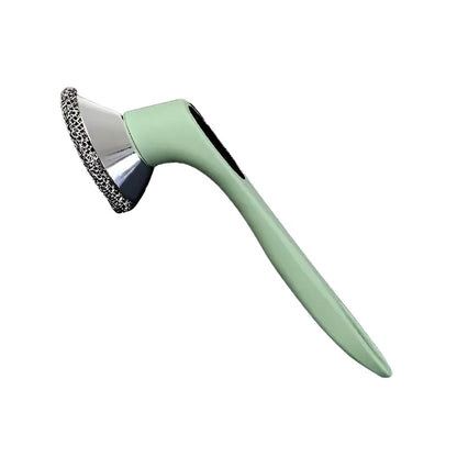 Brosse de cuisine en acier inoxydable avec une longue poignée