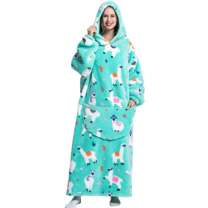 Couverture à capuche surdimensionnée