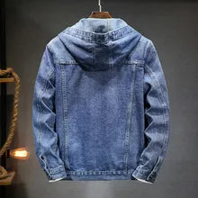 Veste à capuche en jean