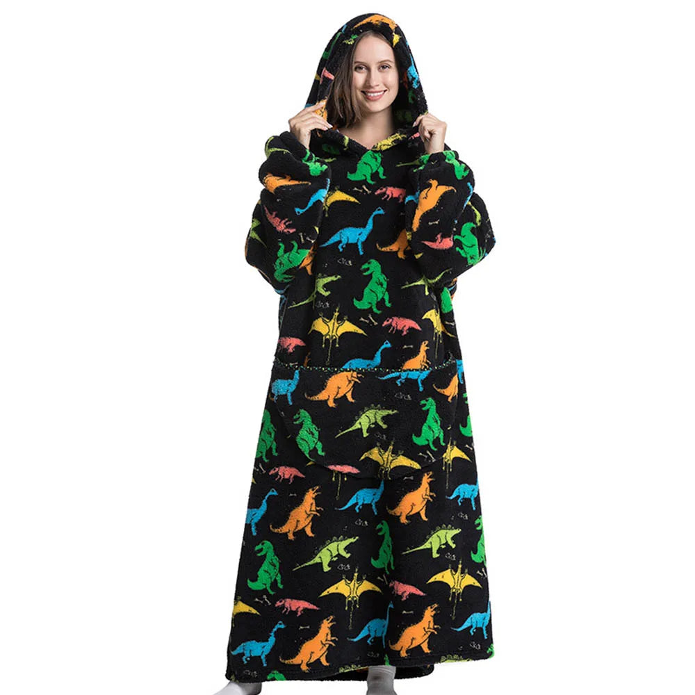 Couverture à capuche surdimensionnée