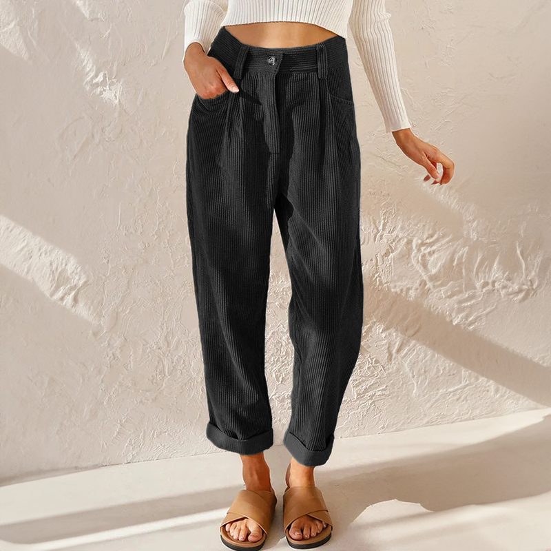Elise | Pantalon de cordon décontracté