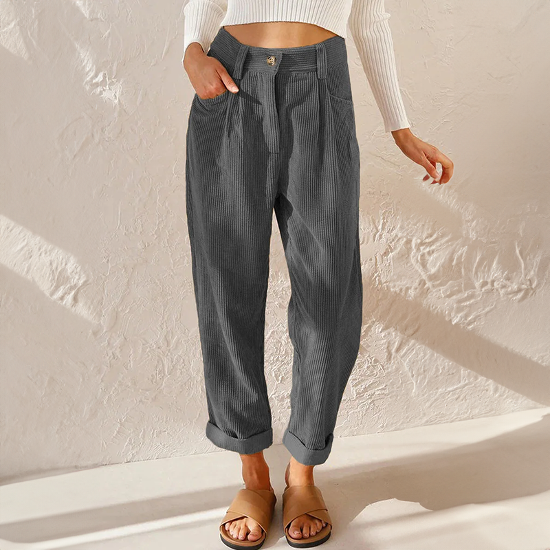 Elise | Pantalon de cordon décontracté