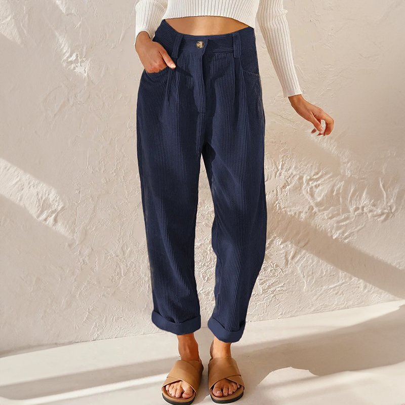 Elise | Pantalon de cordon décontracté