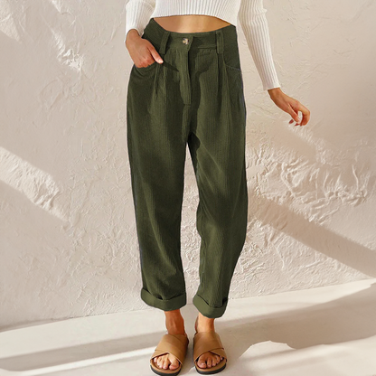 Elise | Pantalon de cordon décontracté