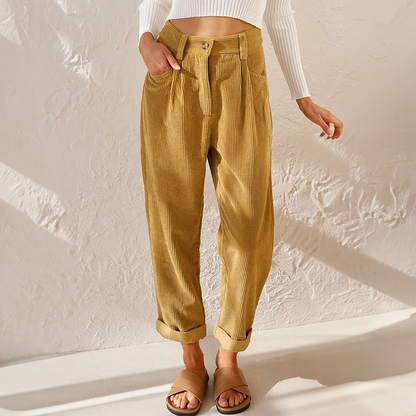 Elise | Pantalon de cordon décontracté