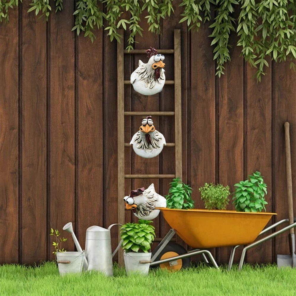 Décoration de poulet de jardin