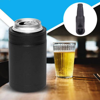 Bouteilles de bière et doses avec ouvre-bière