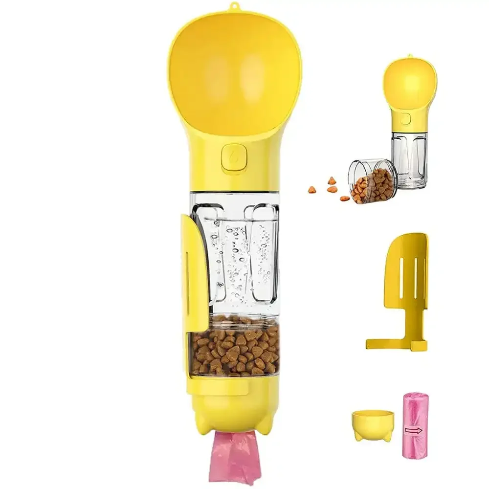 Bouteille de chien portable 3 en 1