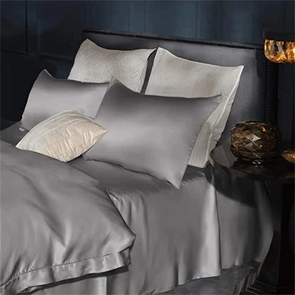 Couvercle d'oreiller en satin