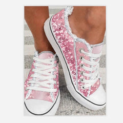 Mode Allround-Casual-Flachschuhe aus Canvas