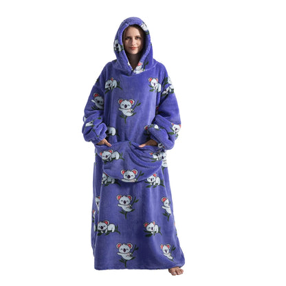 Couverture à capuche surdimensionnée