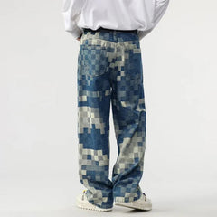 Sampson - Pixelformmuster Weite Hose