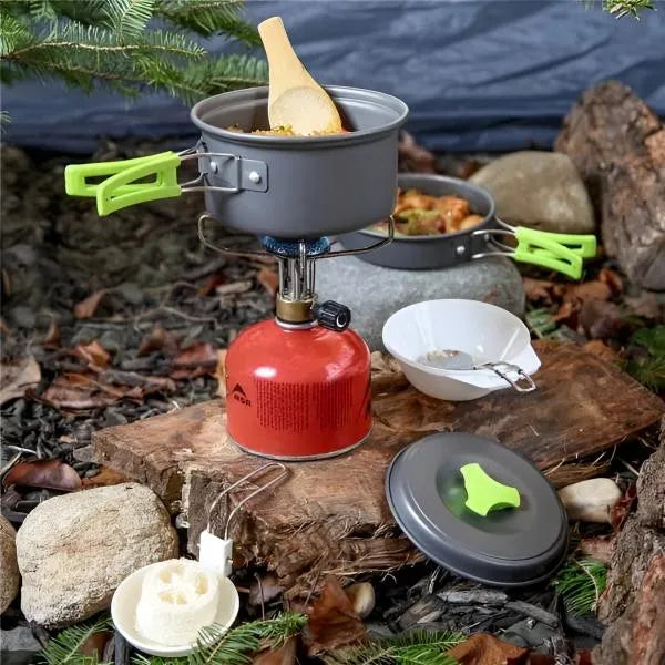 Ensemble de cuisinière de camping