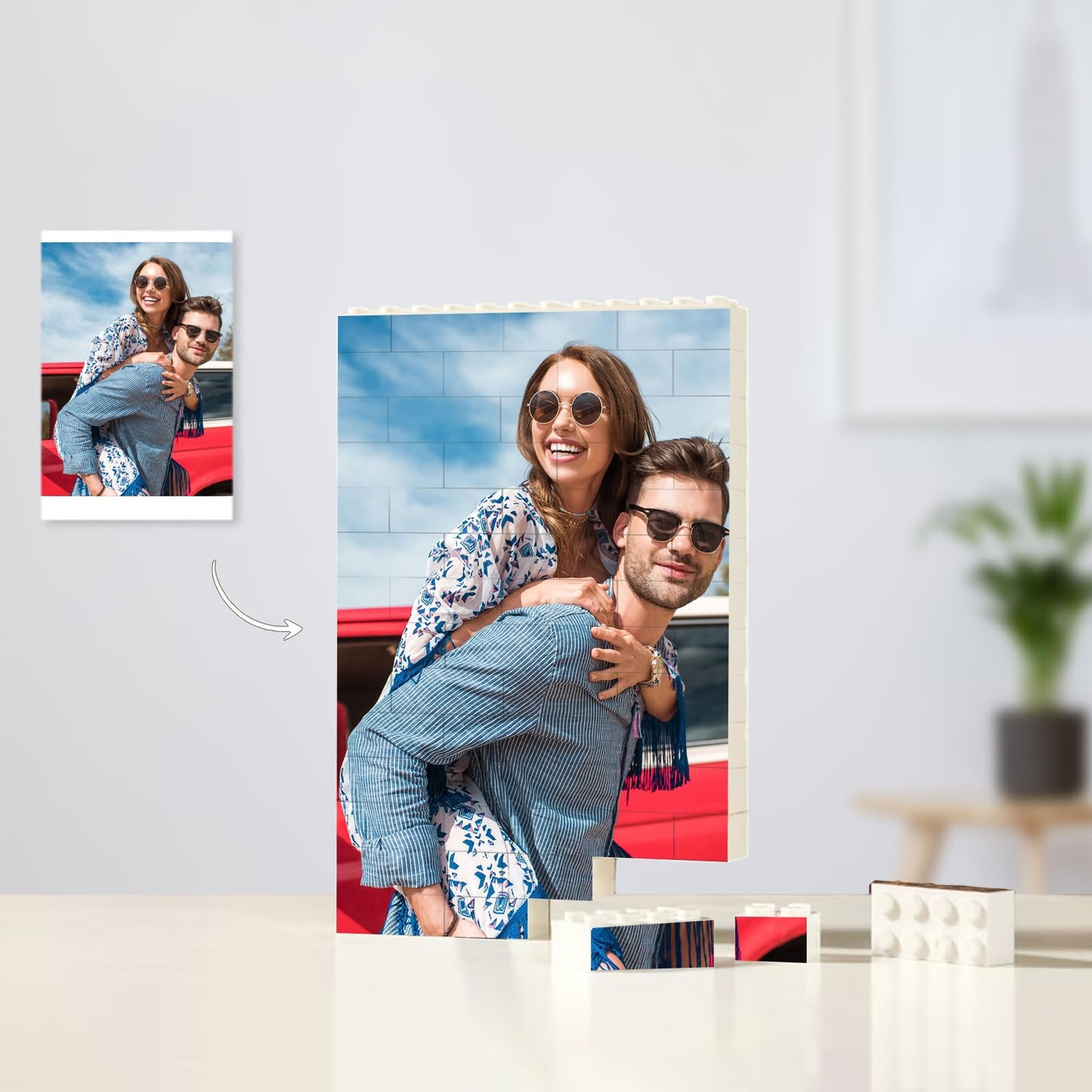 Giftofloves | Puzzles personnalisés Puzzles Puzzles Blocs photo pour les amoureux