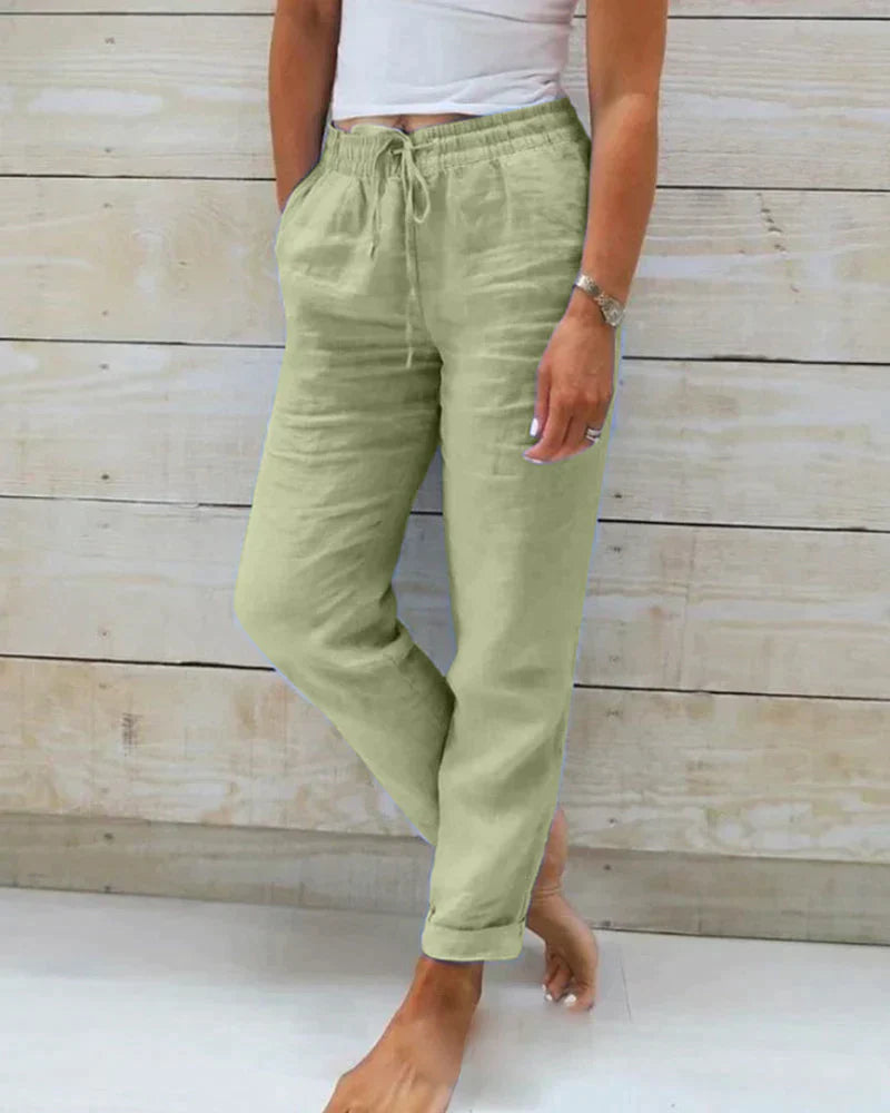 Luftige Sommerhose mit elegantem Schnitt | Damenmode