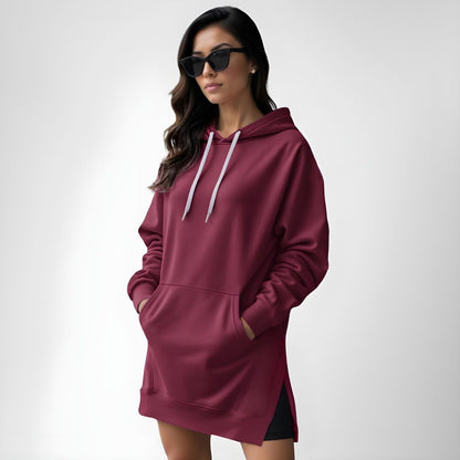 Oversized Kapuzenkleid (Neuheit)