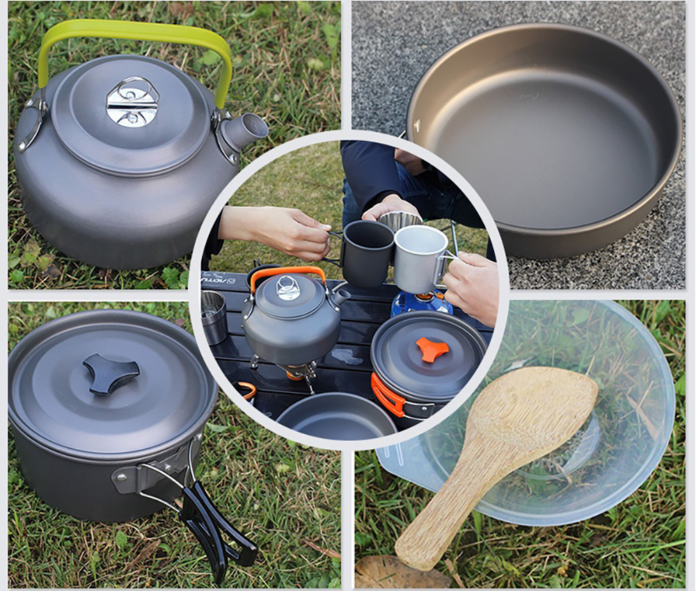 Ensemble de cuisinière de camping