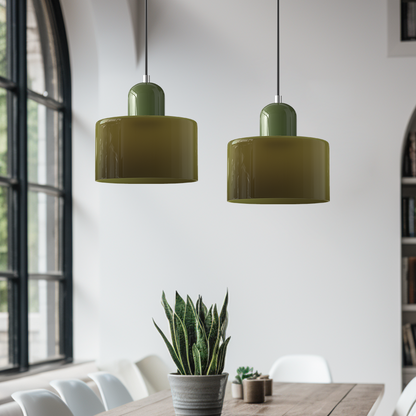 Lumoza — Moderne Glas-Pendelleuchte mit verstellbarer Höhe