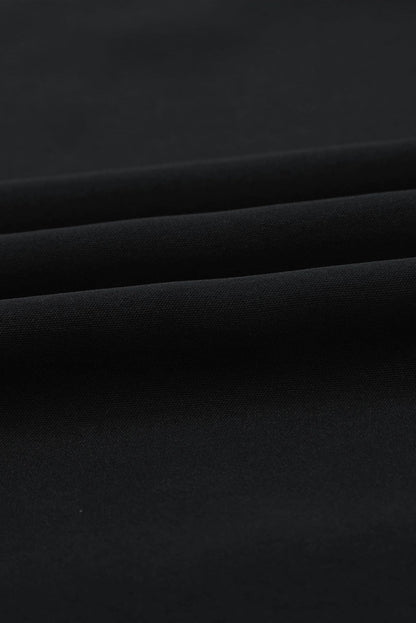 Lässige V-Ausschnitt Kurzarm Chiffon-Bluse