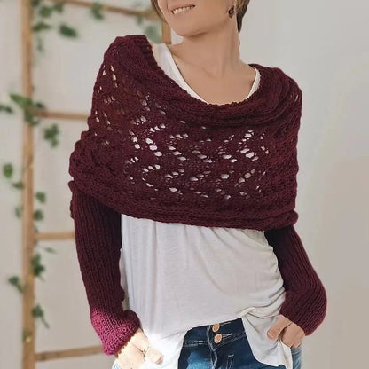 Sherly - Bequemer gestrickter Schal