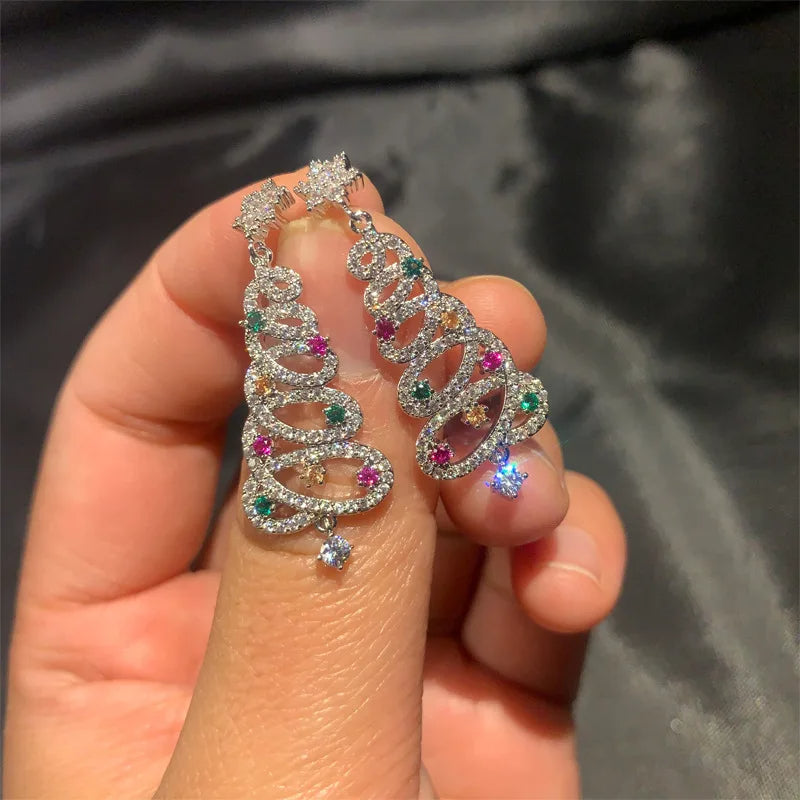 Boucles d'oreilles Baumel de Zircon Starlight