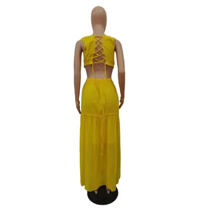 Glänzendes Glamour Kleid mit V-Ausschnitt