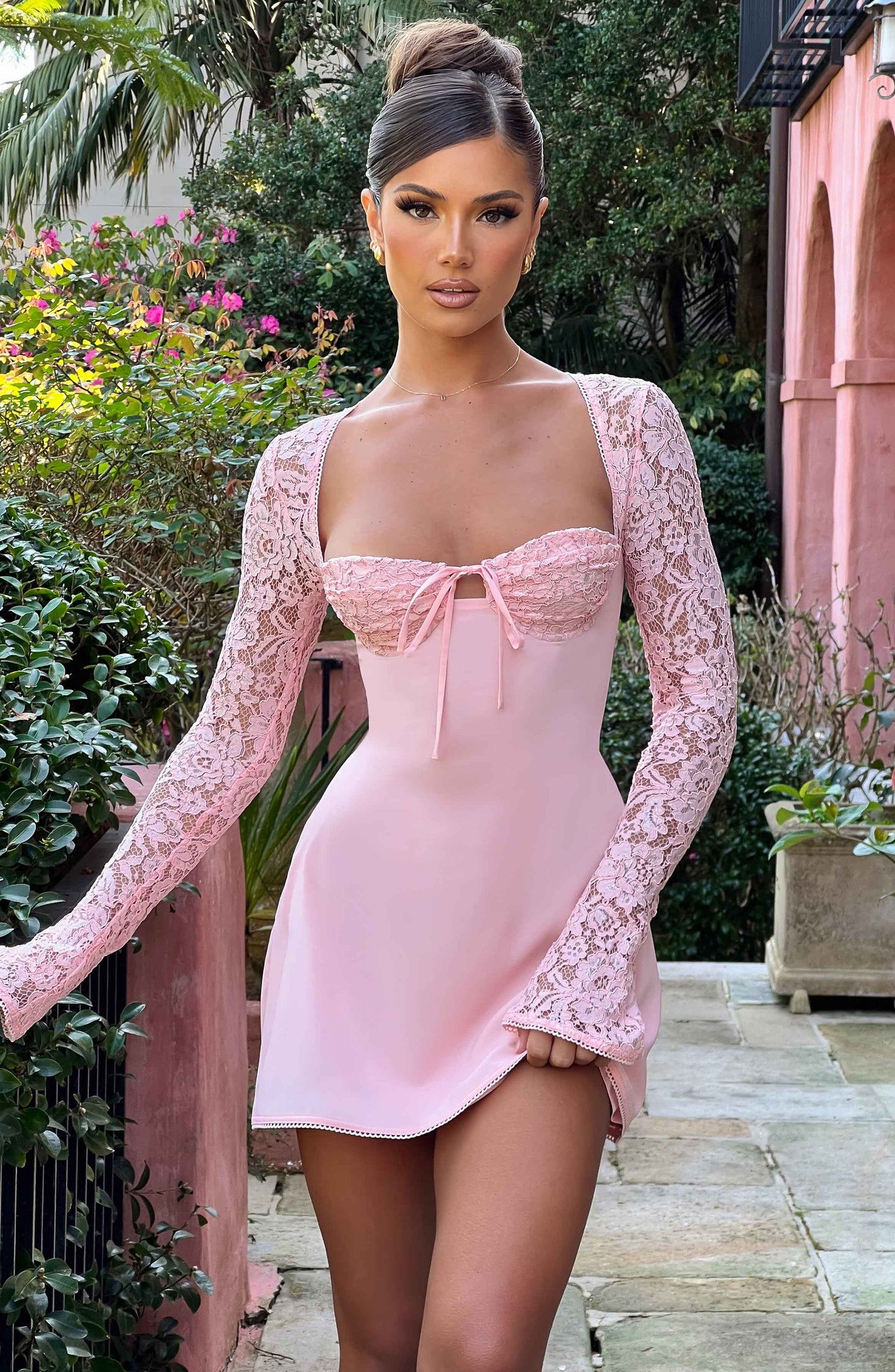 Jacinta Mini Kleid - Blush