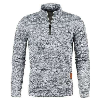 Pull à col roulé à mi-zip