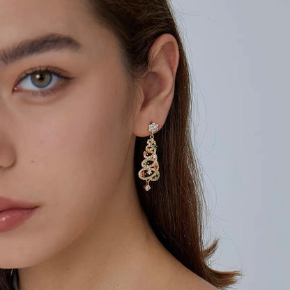 Boucles d'oreilles Baumel de Zircon Starlight