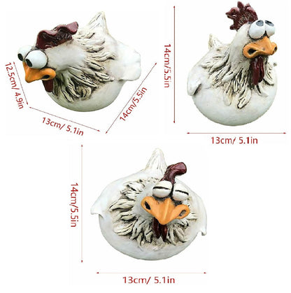 Décoration de poulet de jardin