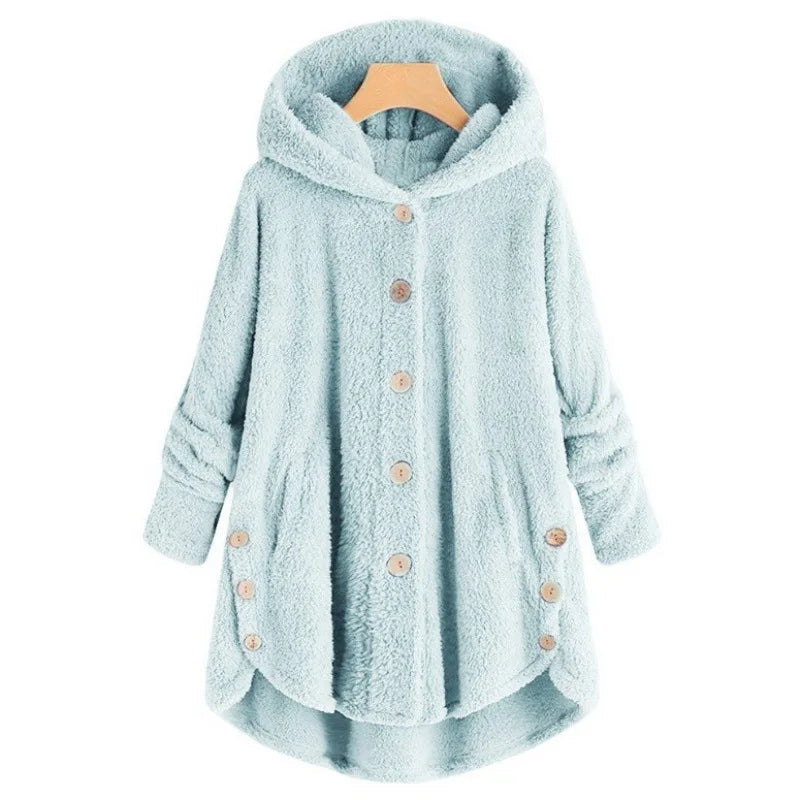 Mémateur d'alimentation en peluche avec capuche pour femmes