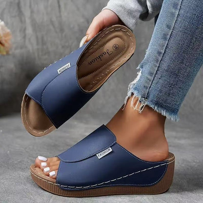 WedgeEase Casual Sandalen mit Keilabsatz für Damen