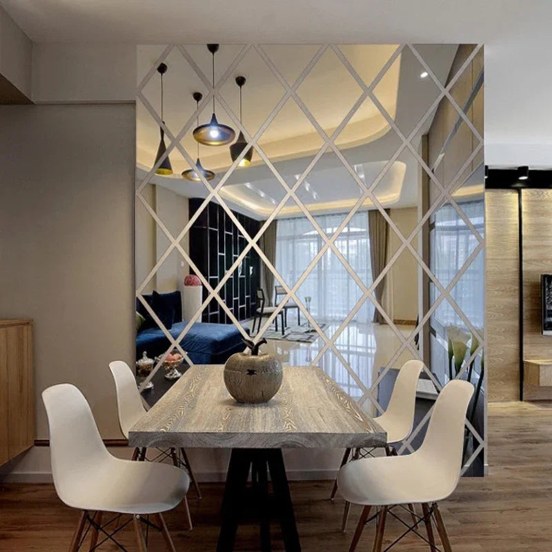 Autocollant de miroir en diamant