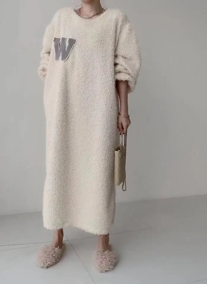 Robe de maison d'hiver confortable