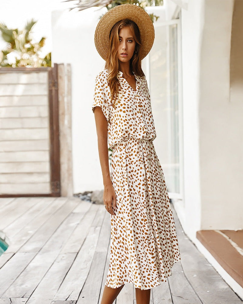 Evelyn | Robe à pois