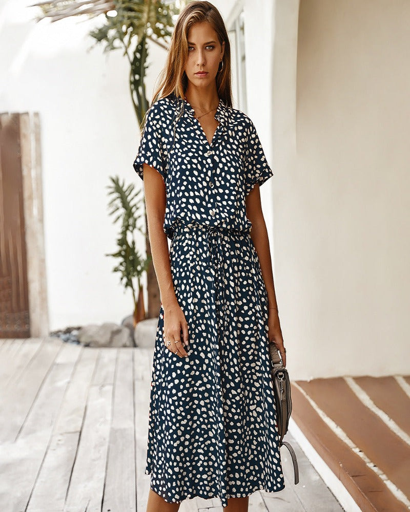 Evelyn | Robe à pois
