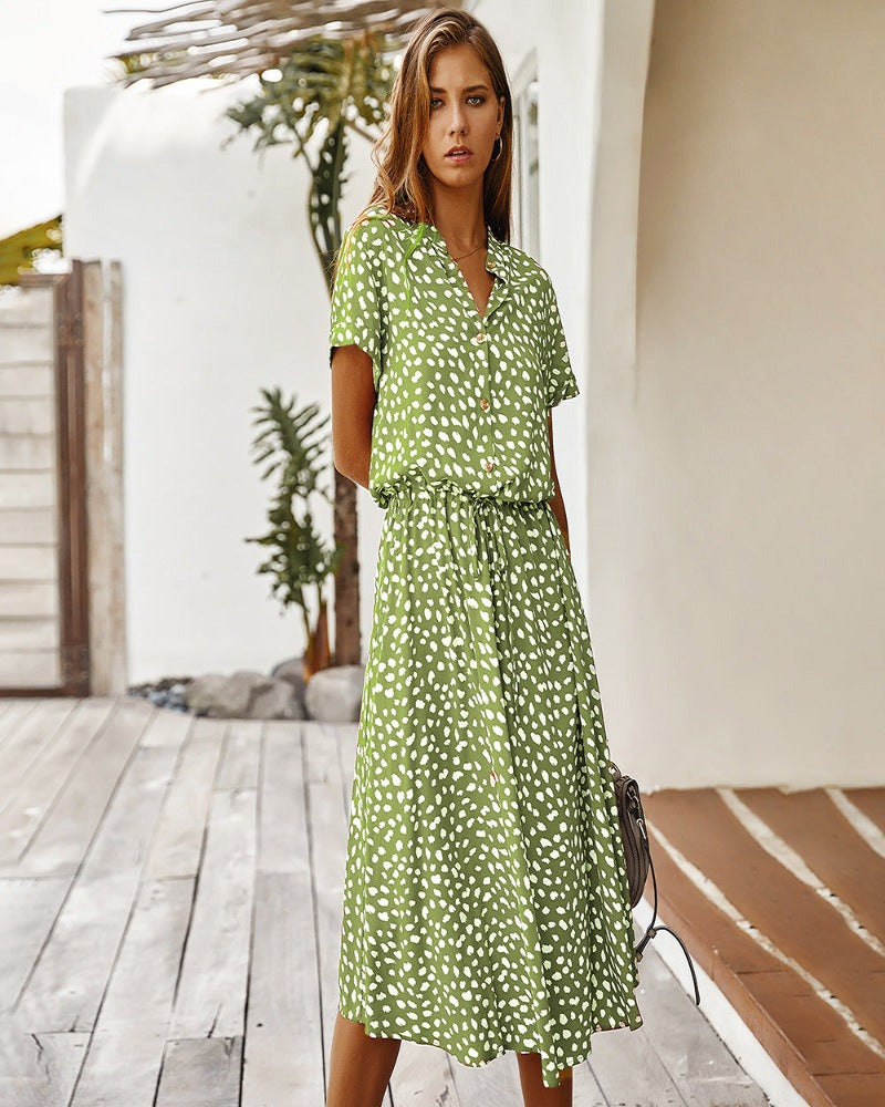 Evelyn | Robe à pois