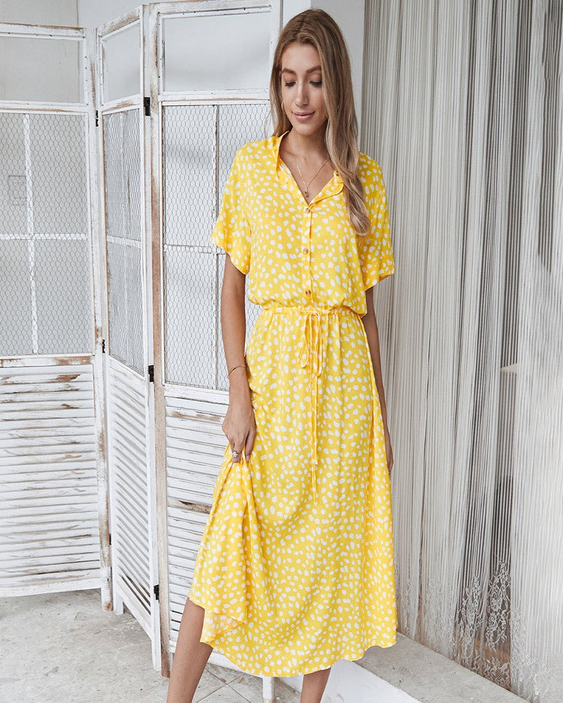 Evelyn | Robe à pois