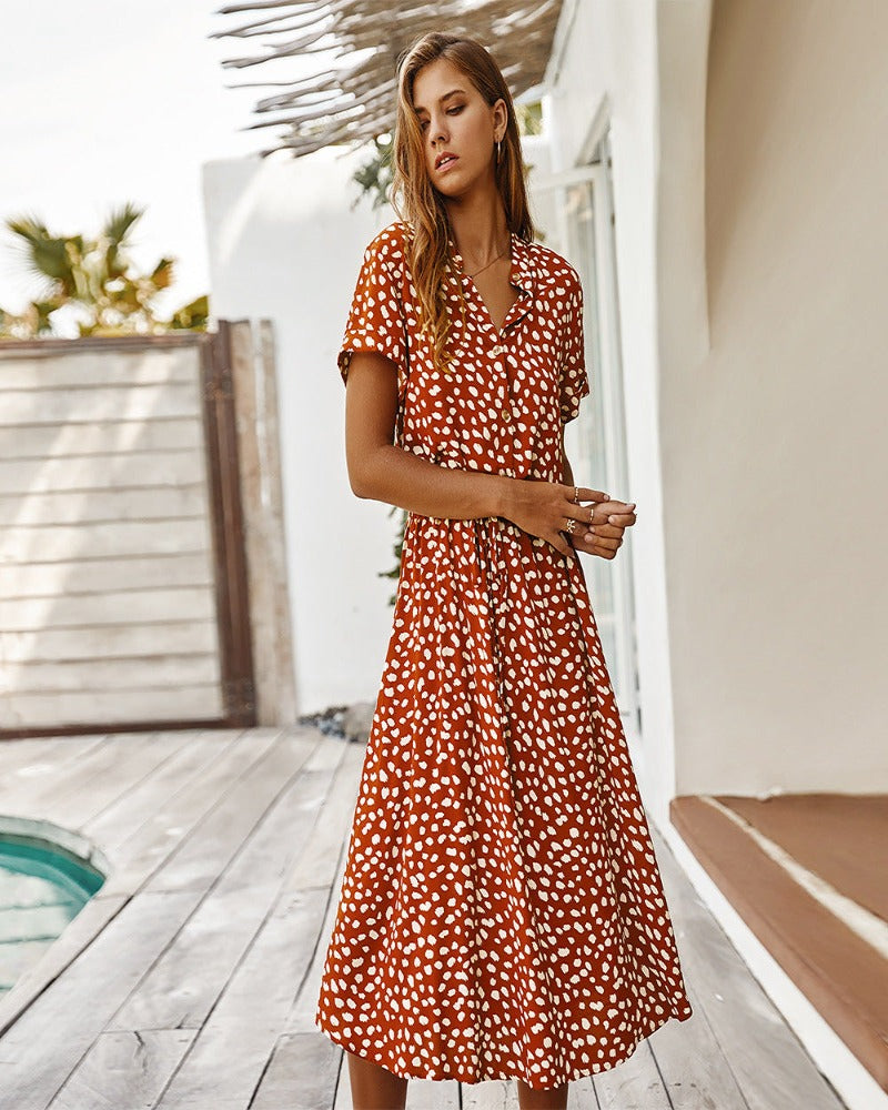 Evelyn | Robe à pois