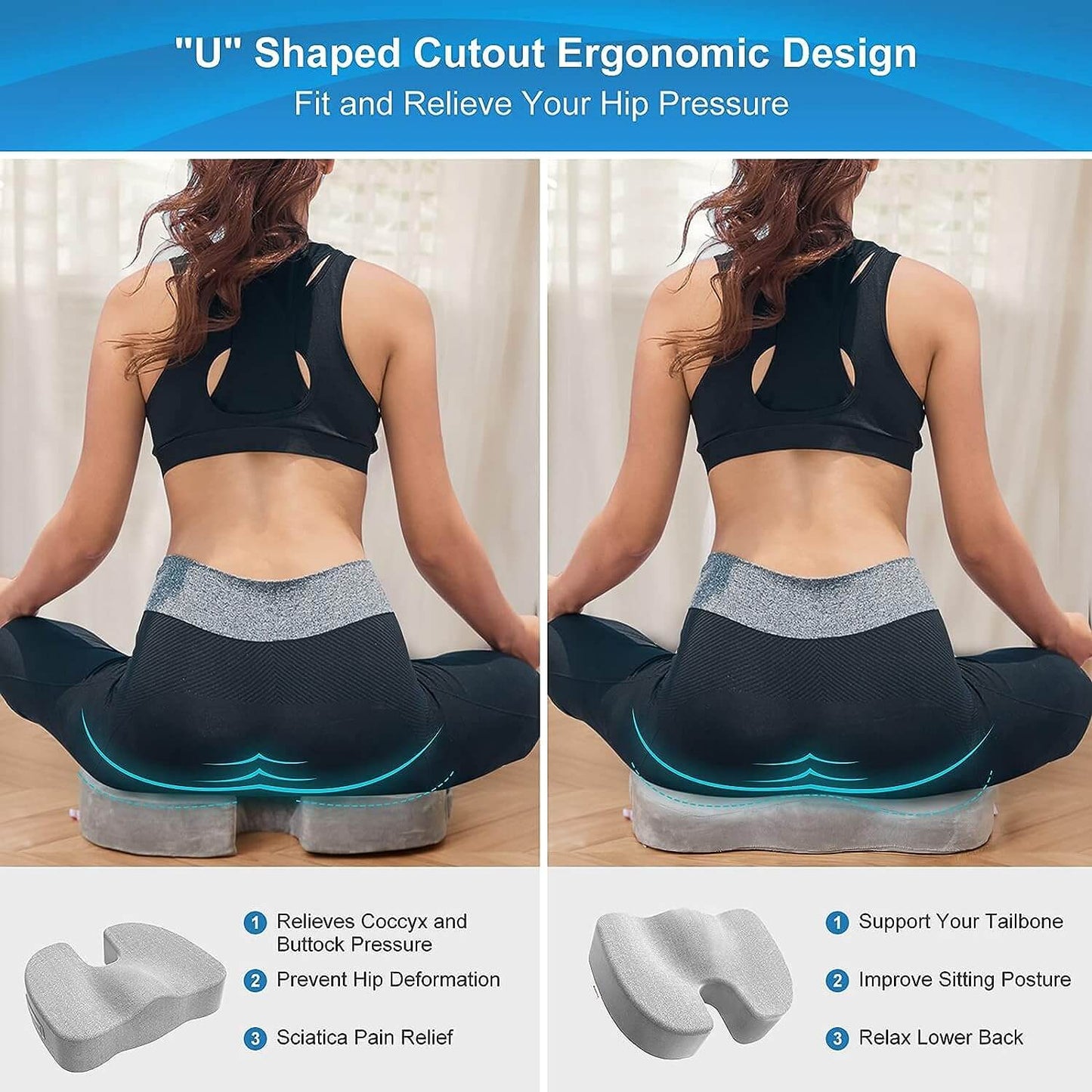 Coussin de siège orthopédique