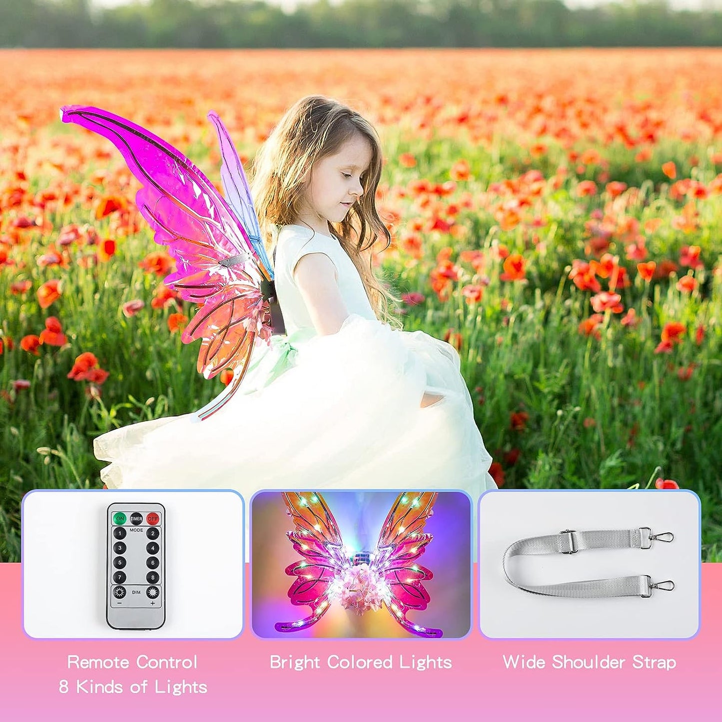 Aile de papillon électrique pour les enfants