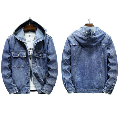 Veste à capuche en jean