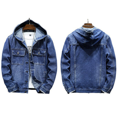 Veste à capuche en jean