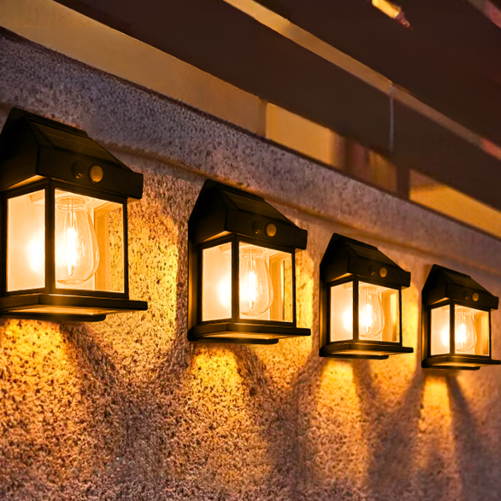 Lampe murale solaire étanche