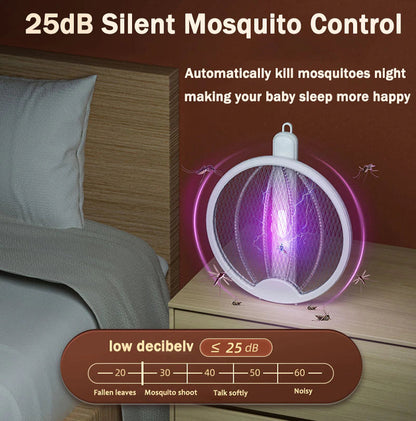 4 en 1 moustique électrique pliable zapper