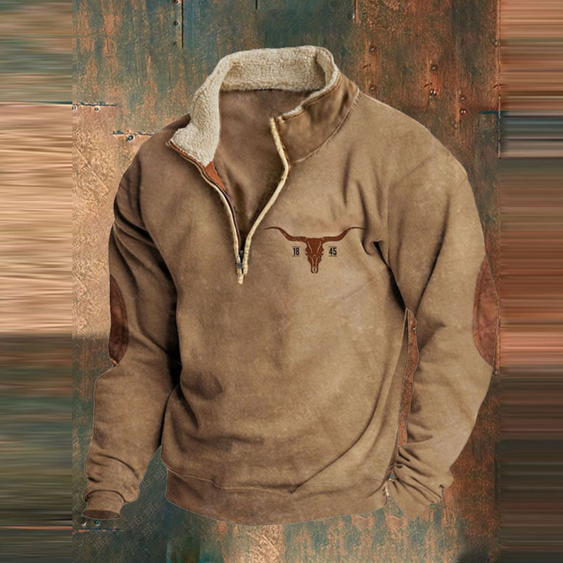 Chemise chaude avec un flux en peluche pour les hommes