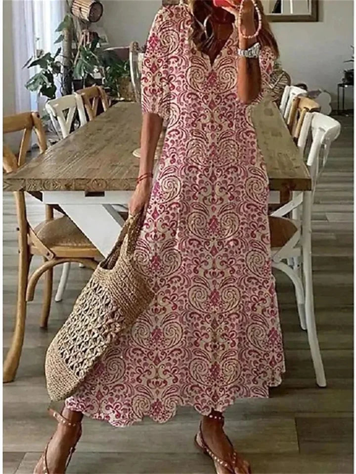 Juillet | Robe d'été maxi