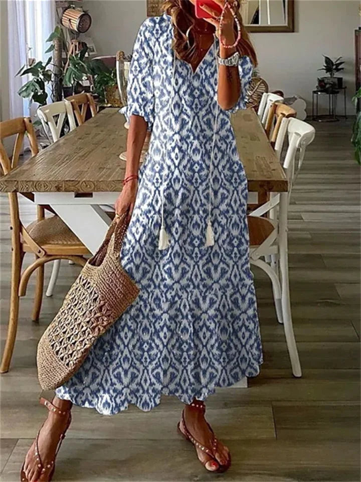 Juillet | Robe d'été maxi