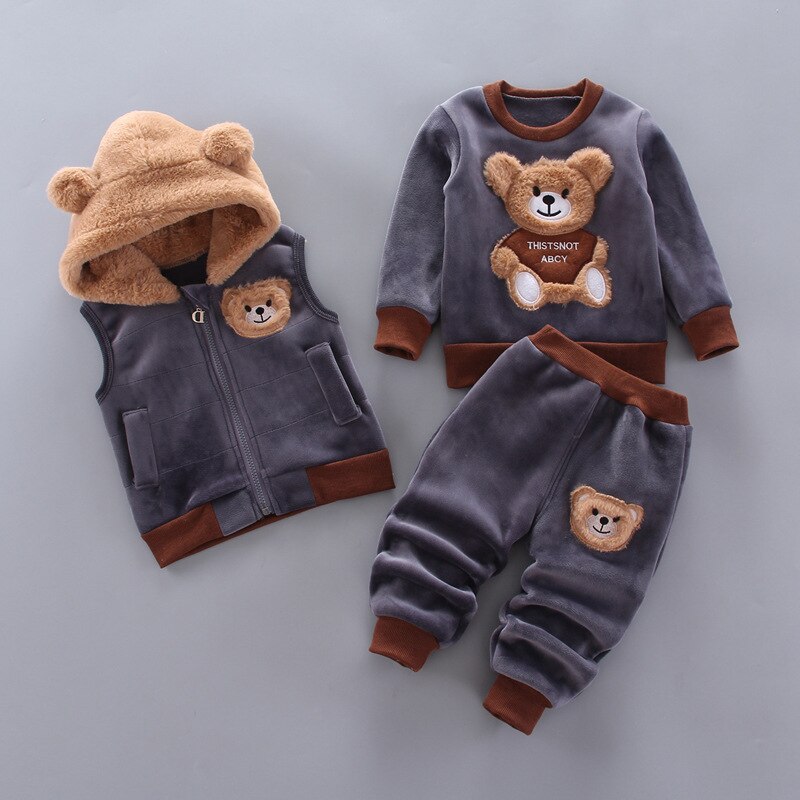 Ensemble bébé à trois parties